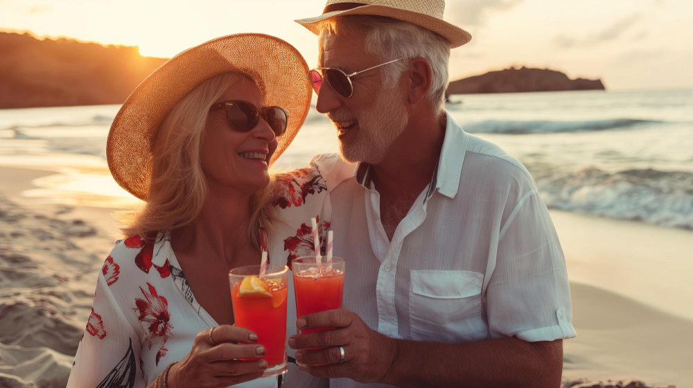 happy retired couple